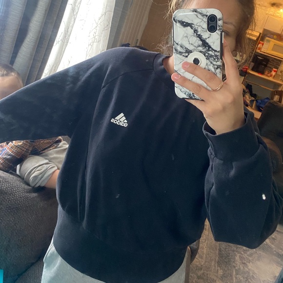 WOMANS XL ADIDAS CREW NECK - Picture 4 of 4